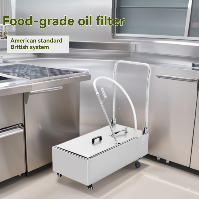 Deep Fryer Stainless - 110V/220V Fritteusen-Ölfilter aus Edelstahl, Speiseöl-Reiniger für