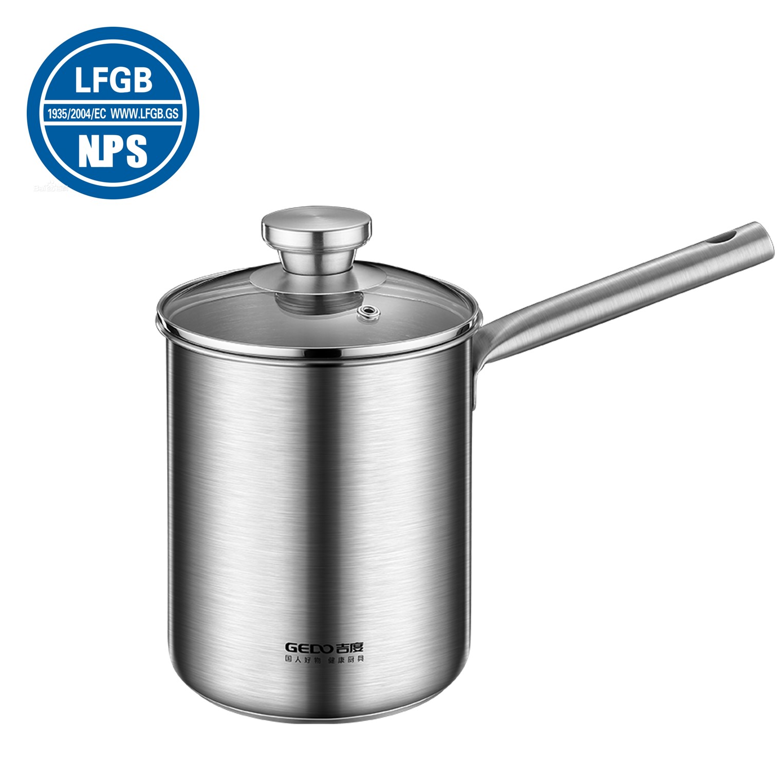 Deep Fryer Stainless - LFGB-Zertifizierte 304 Edelstahl-Fritteuse 17,7 cm Höhe