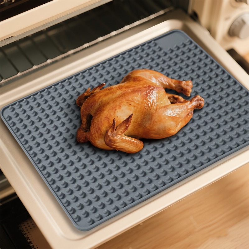 Kitchen Appliances For Home - Hochtemperaturbeständige Mikrowellenschutzmatte, ölbeständige Ofenmatte, Küchen-Aufbewahrungs- und