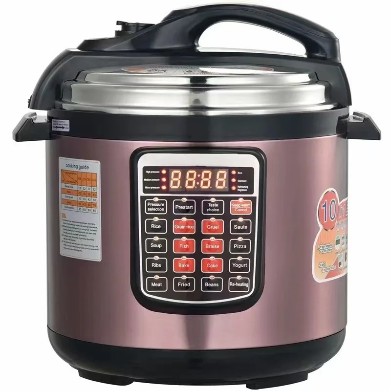 Kitchen Appliances In English - Multifunktions-Touch-elektrischer Schnellkochtopf, vollautomatischer Kochtopf, Küchengeräte, Reiskocher,