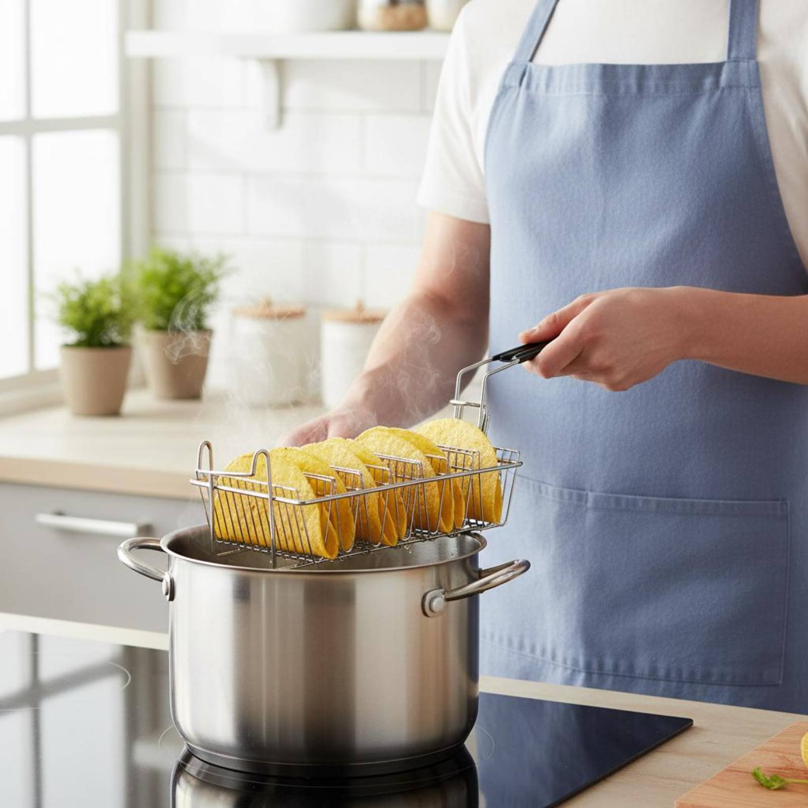 8-Fach Taco-Gestell Hitzebestä – Deep Fryer Stainless Bewertung und Preis