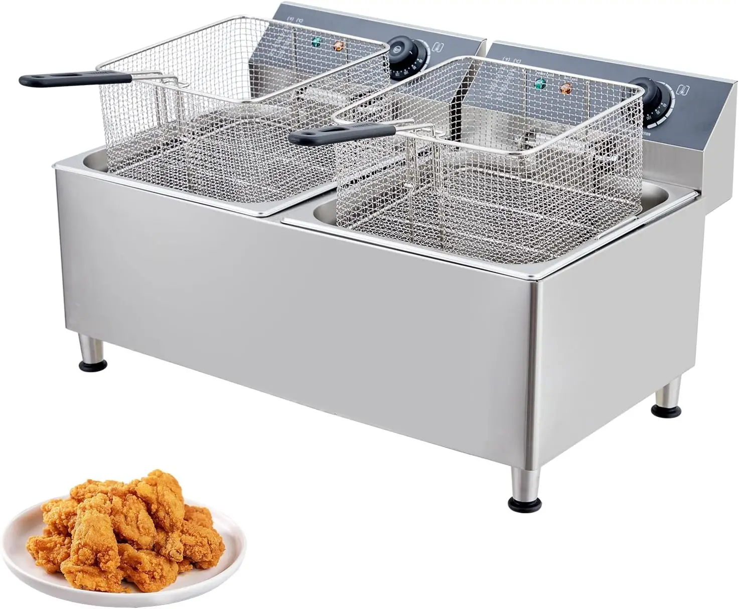 23,2-Liter-Gewerbe-Elektrofrit – Deep Fryer Stainless Bewertung und Preis