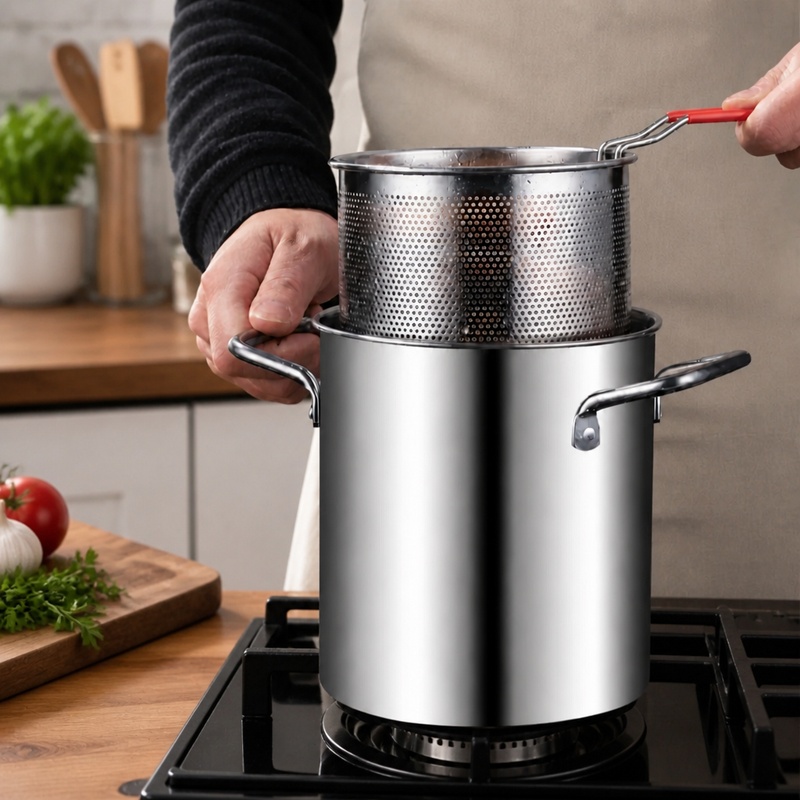 Frittierbehälter aus Edelstahl – Deep Fryer Stainless Bewertung und Preis